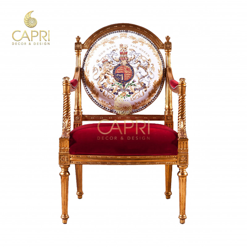 Nội thất Capri Home: "Sofa đơn Hoàng Gia mẫu 2"