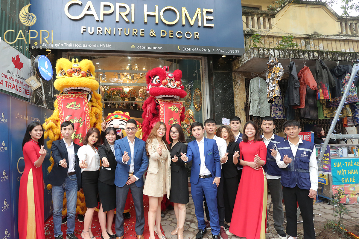 Lễ khai trương cơ sở mới của Capri Home đã thành công rực rỡ
