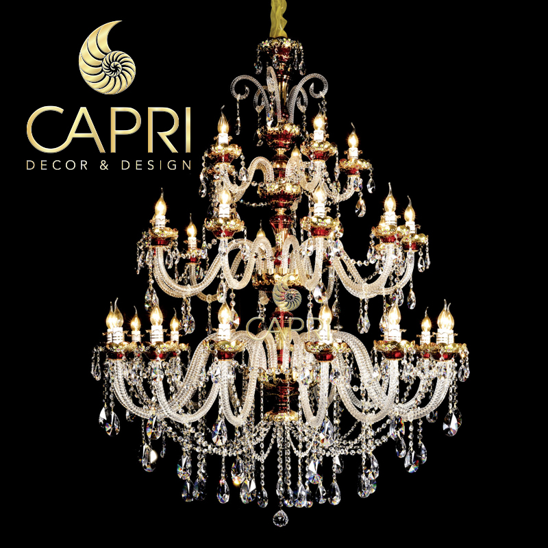 Đèn trang trí Capri Home: Đèn chùm cao cấp mẫu 142