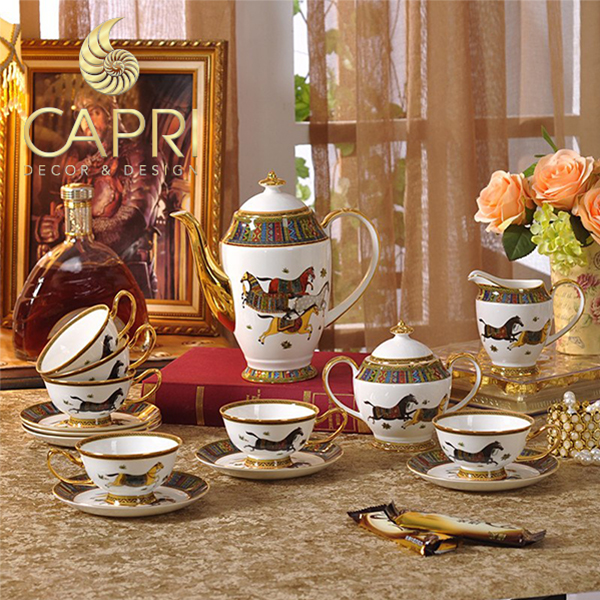 Những món đồ nội thất độc đáo của Capri Home: Bộ ấm trà cao cấp
